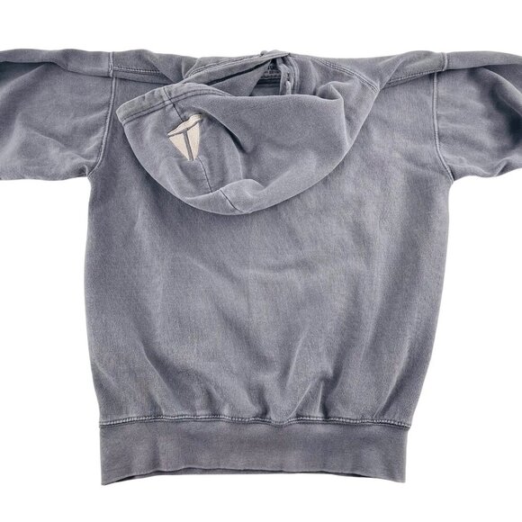 Myrtle Beach South Carolina U.S. Vintage Hoodie Sweatshirt Size 5 Gray Cotton Bl - Picture 4 of 5